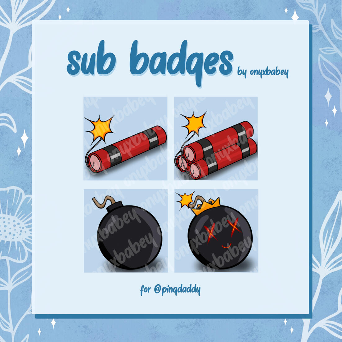 Sub Badge Set for PingDaddy