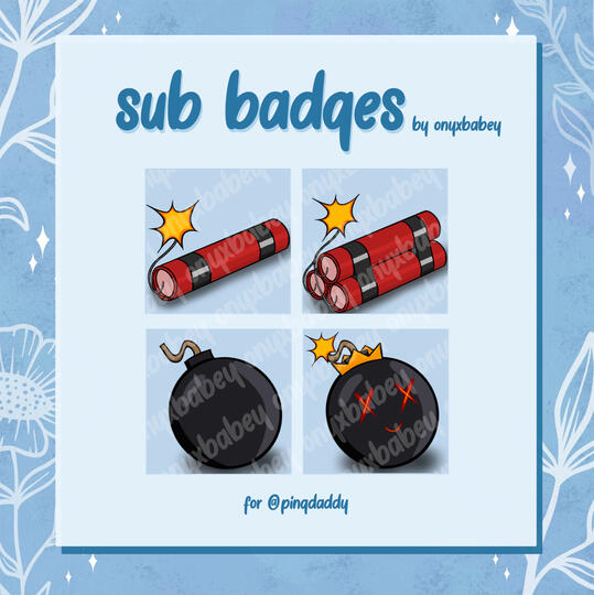 Sub Badges -PingDaddy Sub Badges -PingDaddy