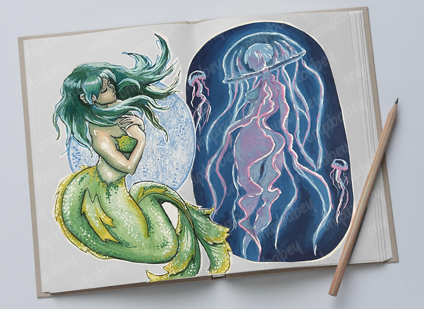 Alcohol Markers, Colour Pencil, Posca Pens