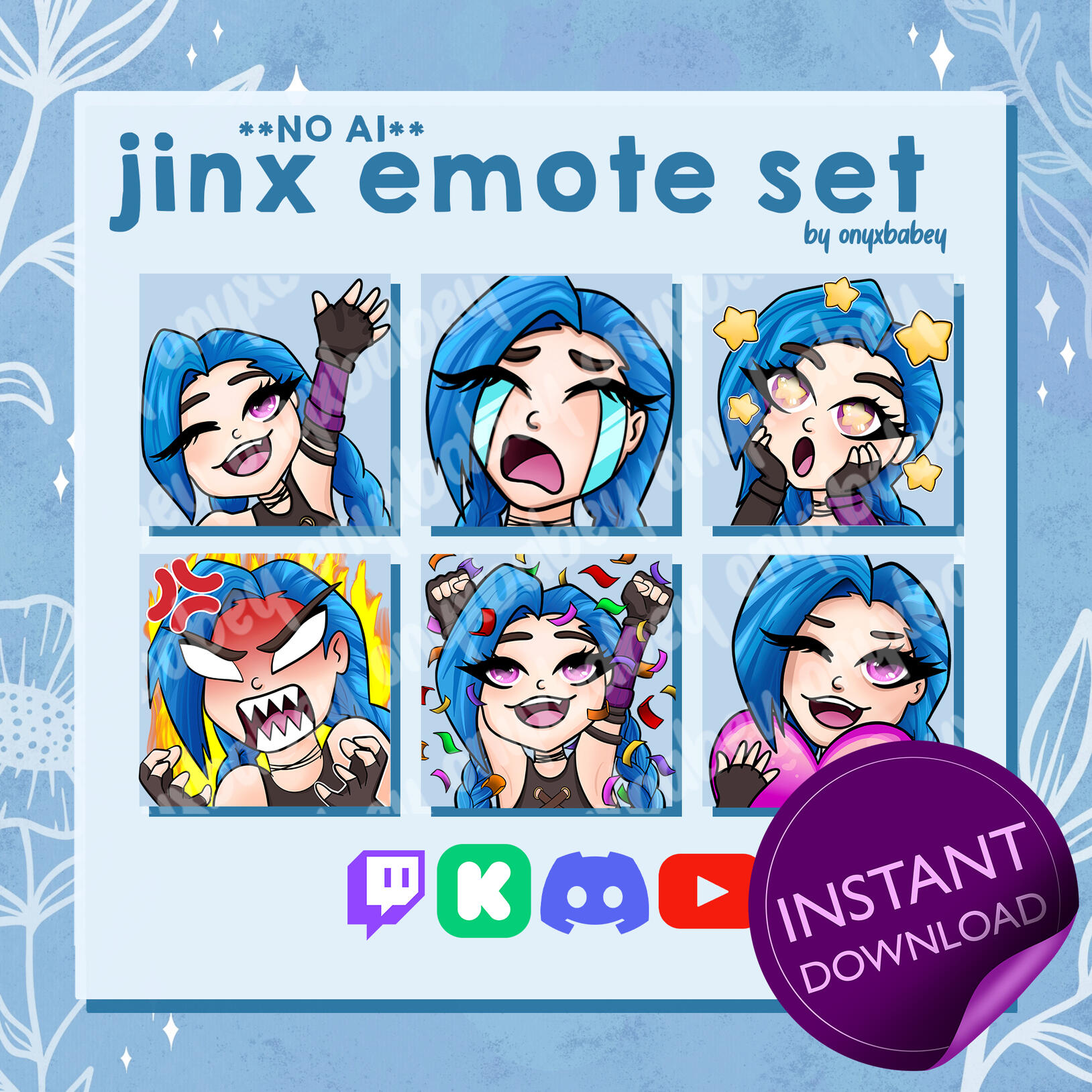 Jinx Emote Set Jinx Emote Set
